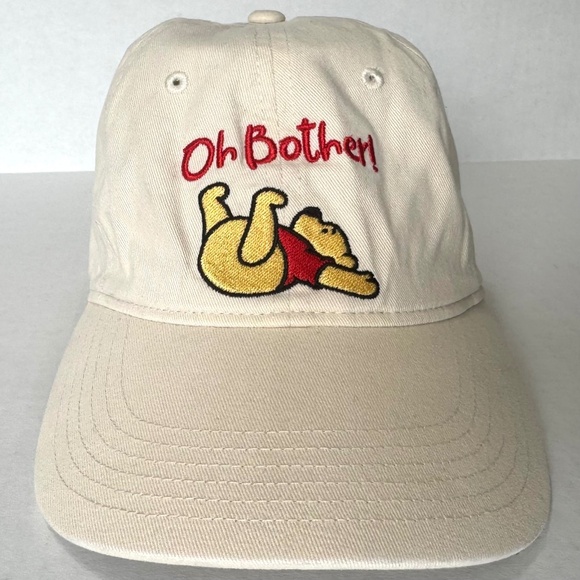 Disney Winnie The Pooh "Oh Bother!" Cap/Adjustable Closure/Collector/100% Cotton - Picture 1 of 9